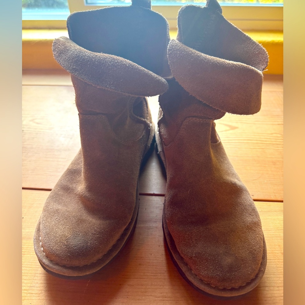 UGG Tan Suede Slouchy Boots
